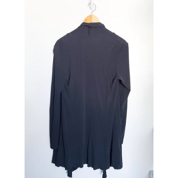 Cabi Waterfall Mid Length Jersey Matte Rayon Medium Black Staple Classic Basic - Picture 5 of 5